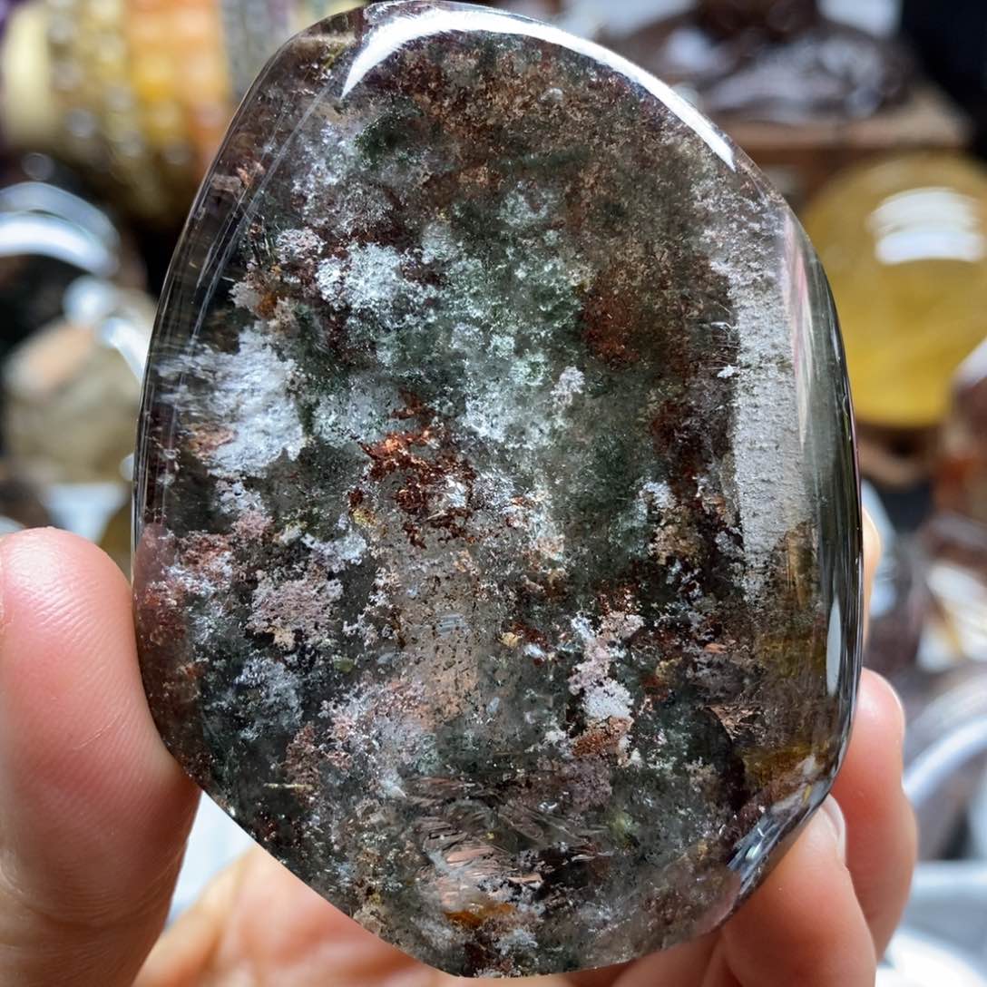 水晶原石手把摆件未镶嵌