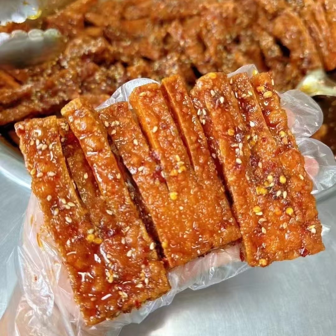 瑶妹兰花干子，山胡椒味，劲道，焦香