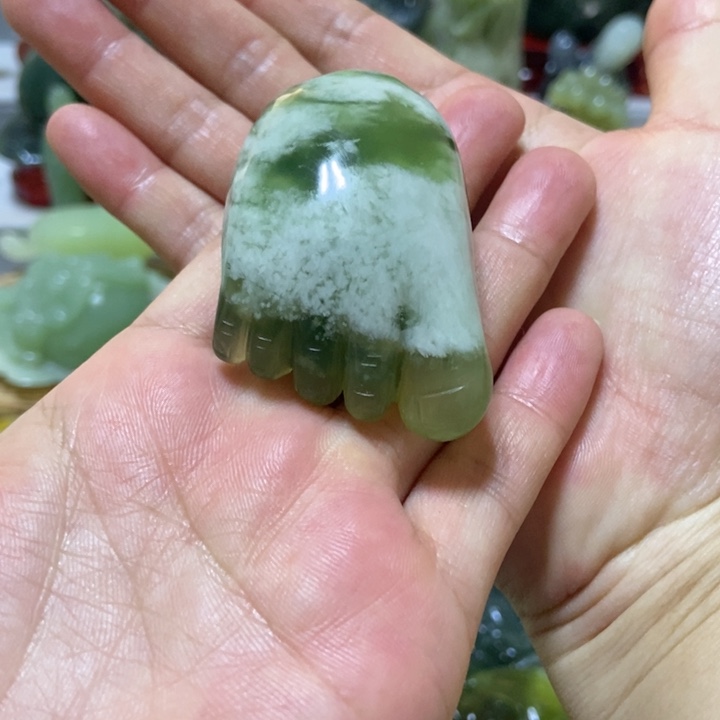 【闪购商品】蛇纹石玉把件未镶嵌