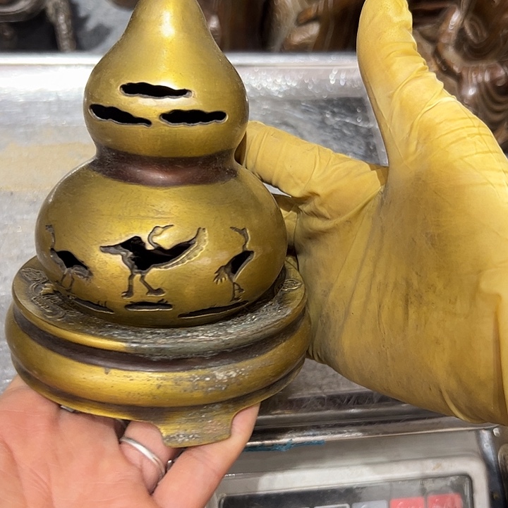 青*微瑕疵黄铜摆件工艺品