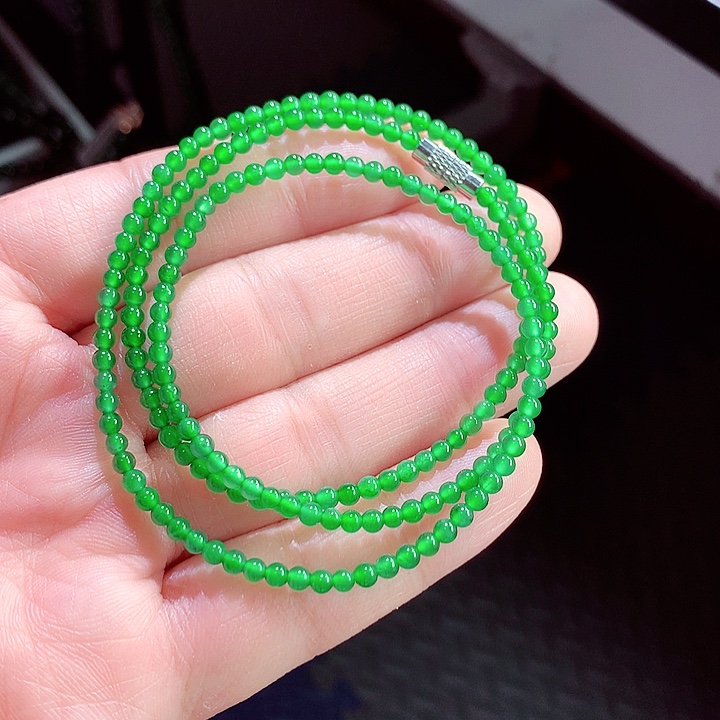 翡翠手链未镶嵌天然翡翠手链未镶嵌