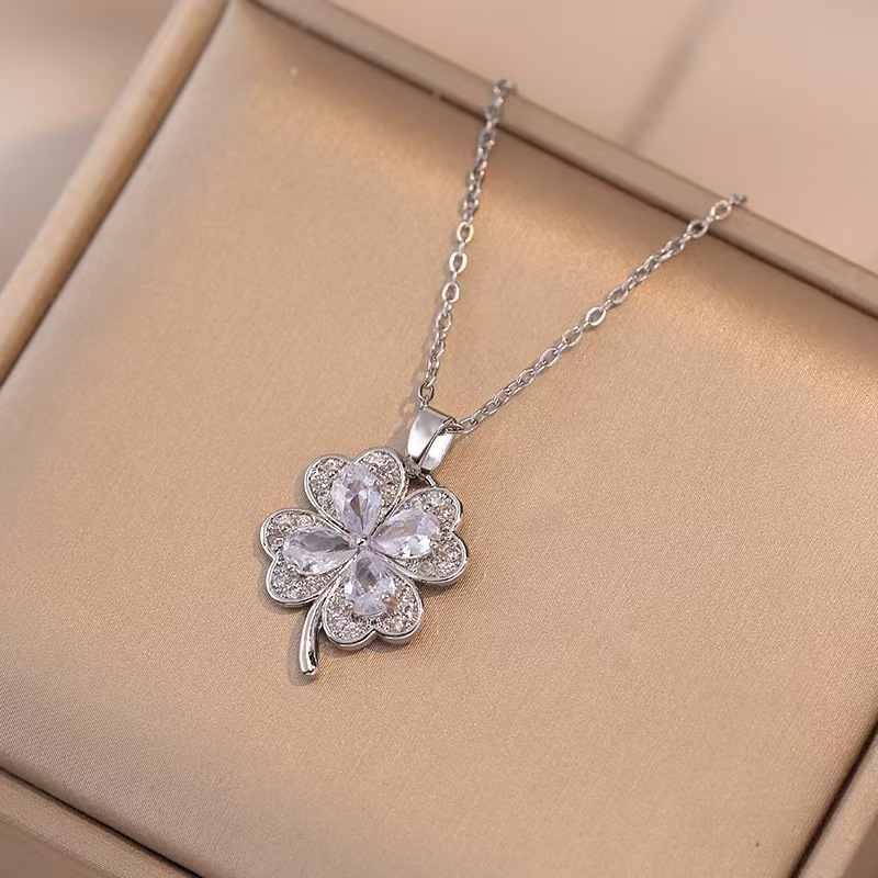 钛钢项链 XA058气质轻奢时尚可爱百搭小众精致坠链简约