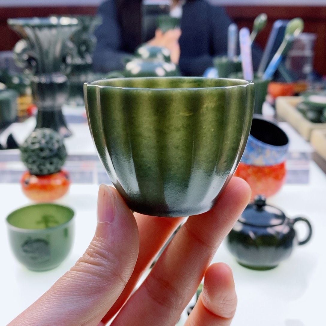 和田玉（青玉）挂件未镶嵌