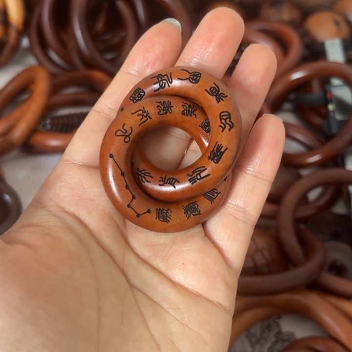 枣木寸*心内径25乾坤圈枣木