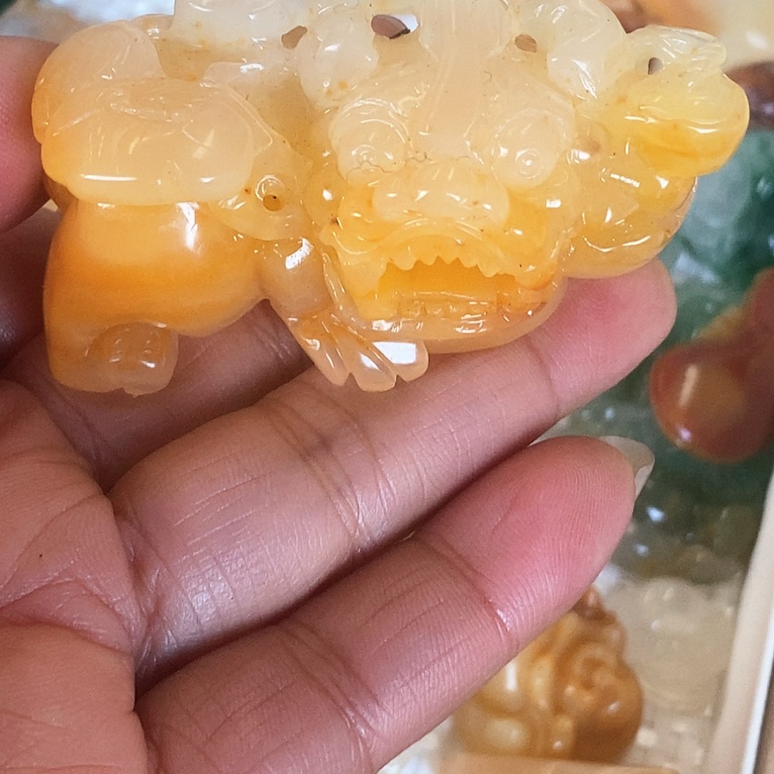 石英质玉（黄龙玉）黄龙玉未镶嵌