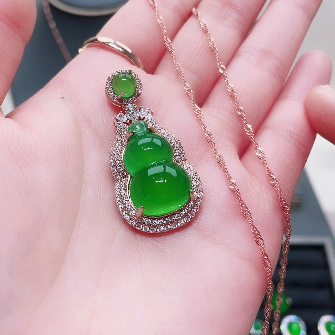 玛瑙/玉髓吊坠(赠链)合金