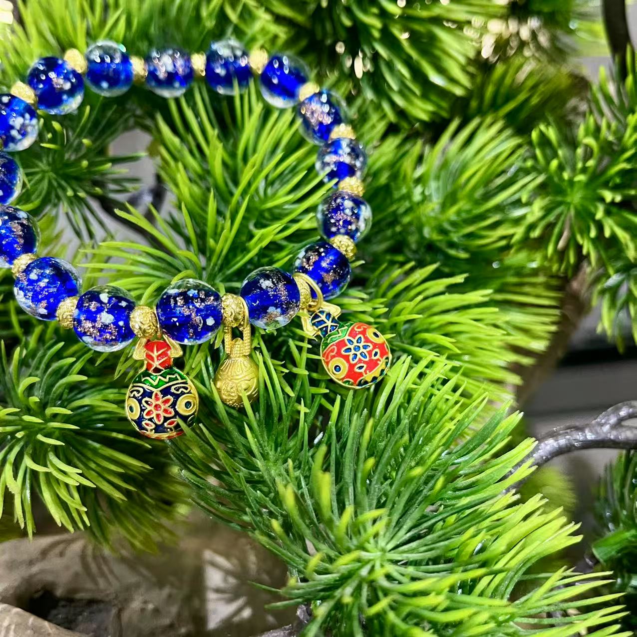 AD351香灰琉璃精品手串-（无礼盒）