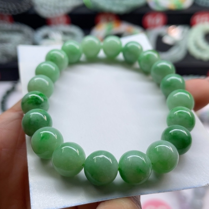 未镶嵌手链翡翠A***g卡9.9