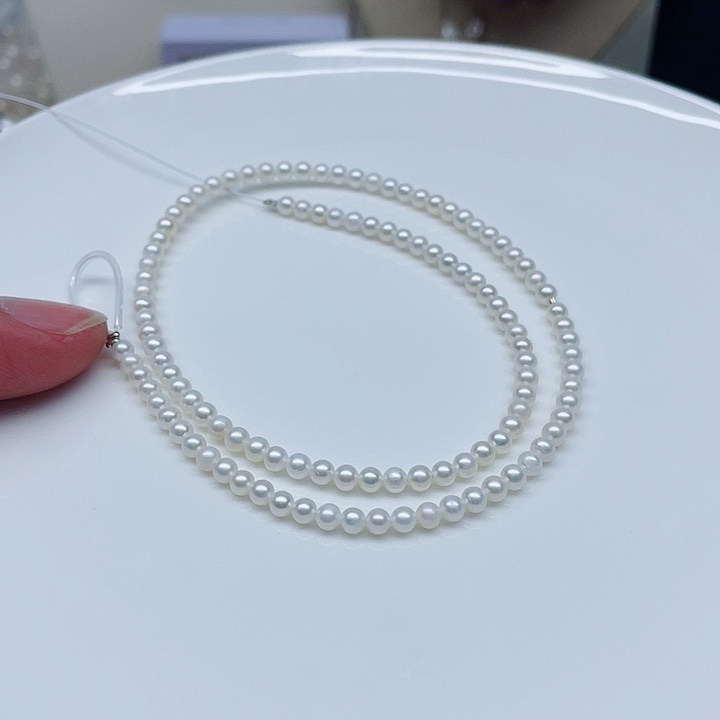 淡水珍珠颈饰未镶嵌3-4。  68