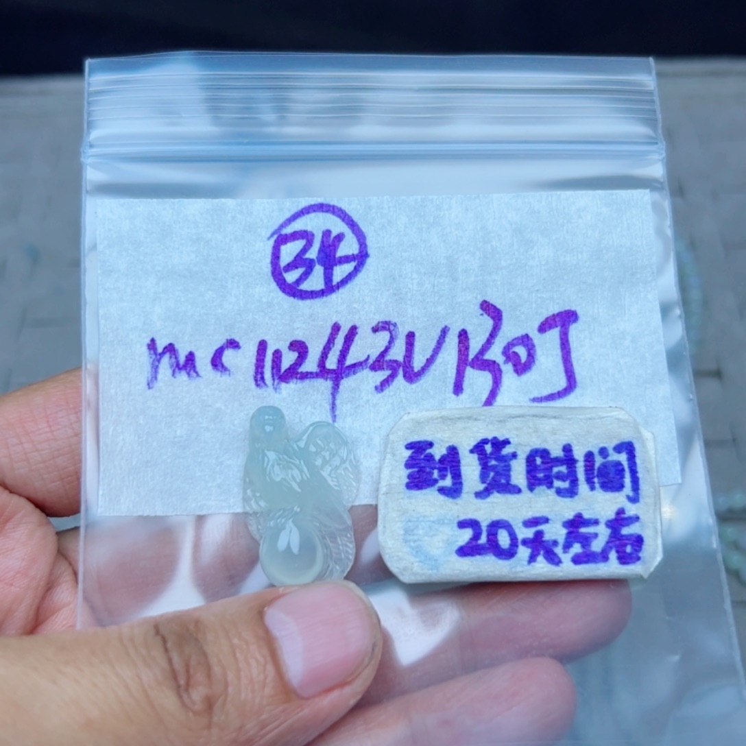 叶***安定制翡翠未镶嵌不退不换