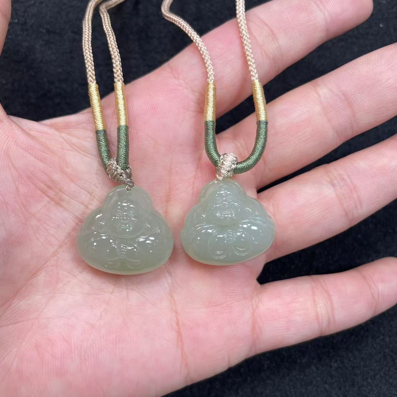 【玉经纶】-177434/Q31-和田玉吊坠-多样性发其一