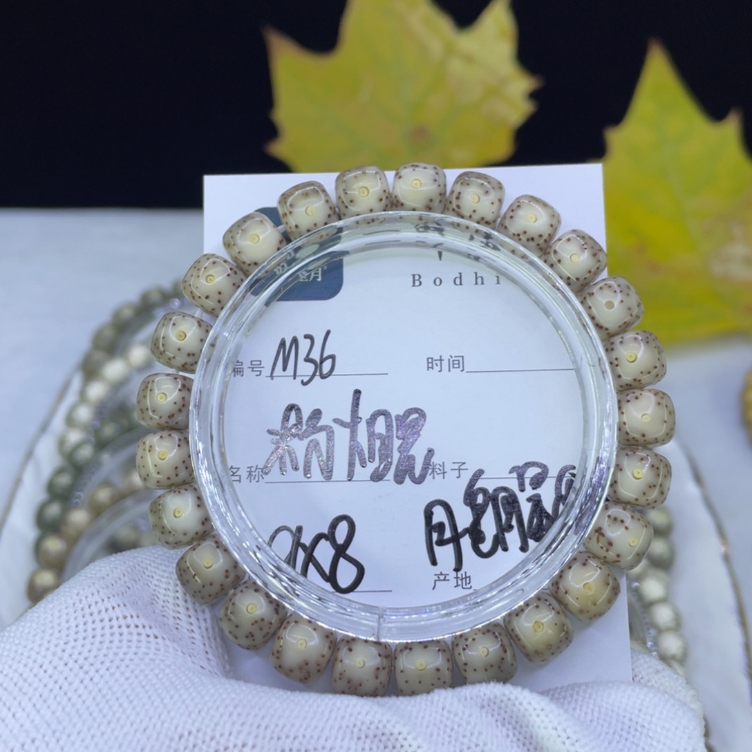 星月菩提吊坠M粉大眼