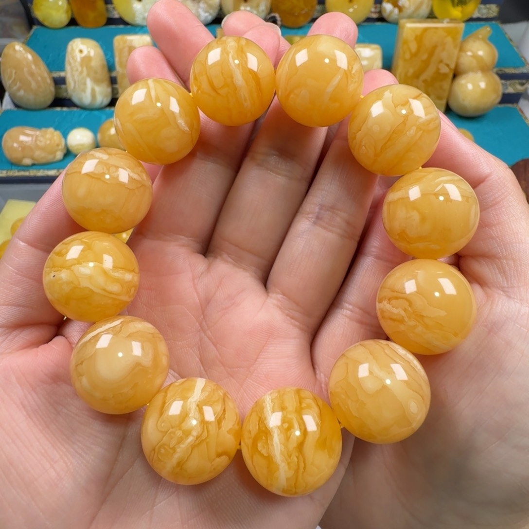 蜜蜡手链未镶嵌蜜蜡