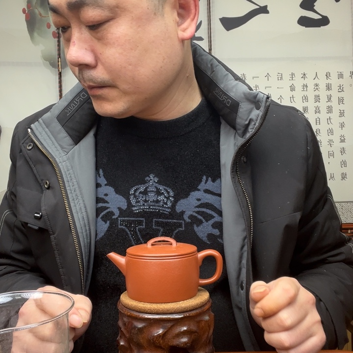 茶壶紫砂s****少原矿朱泥全手工汉瓦165毫升