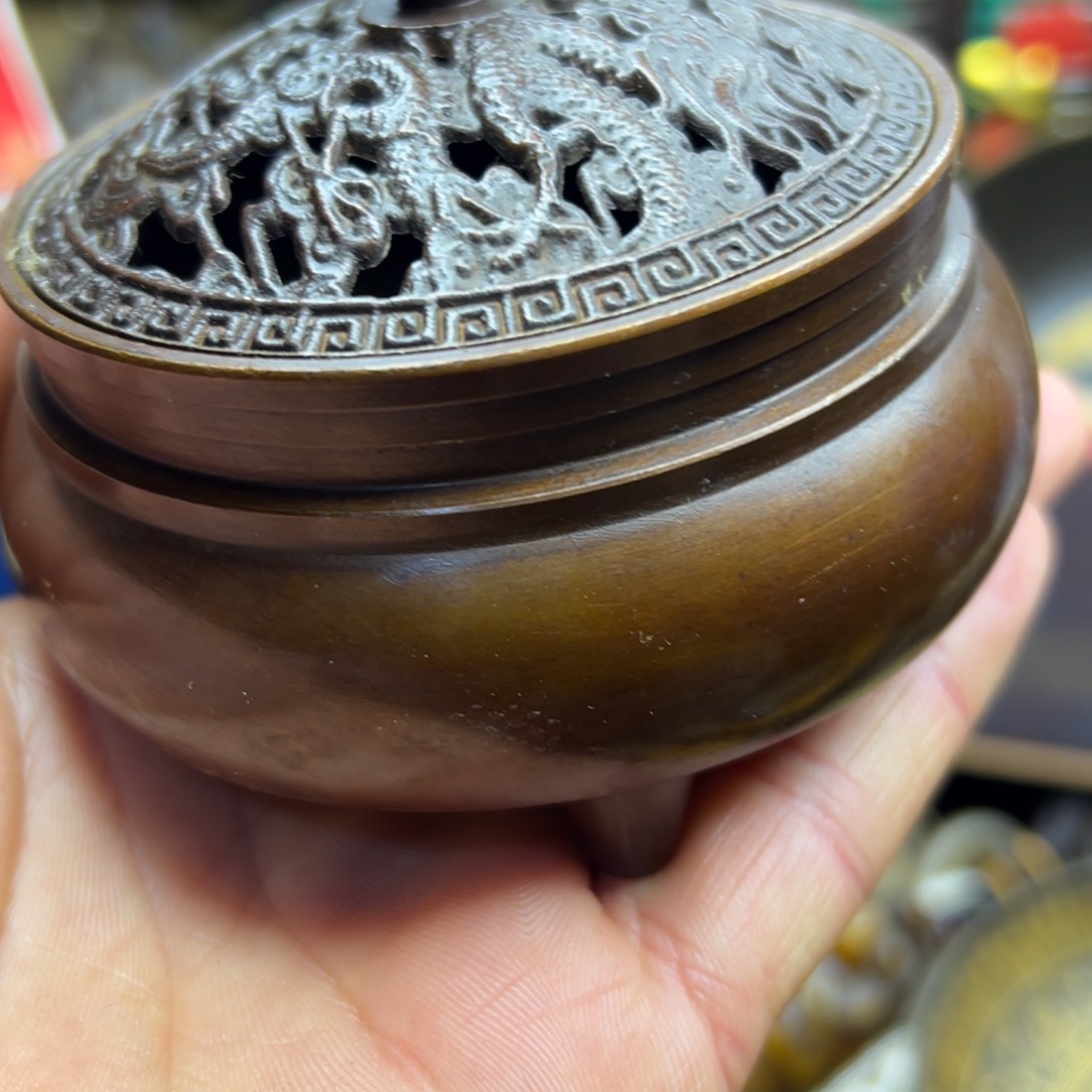 铜摆件欢迎欢迎你