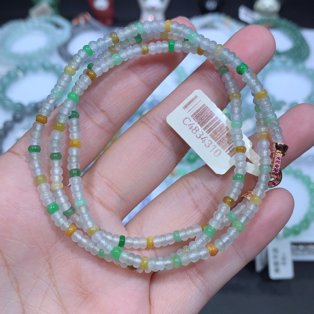 翡翠未镶嵌手串天然