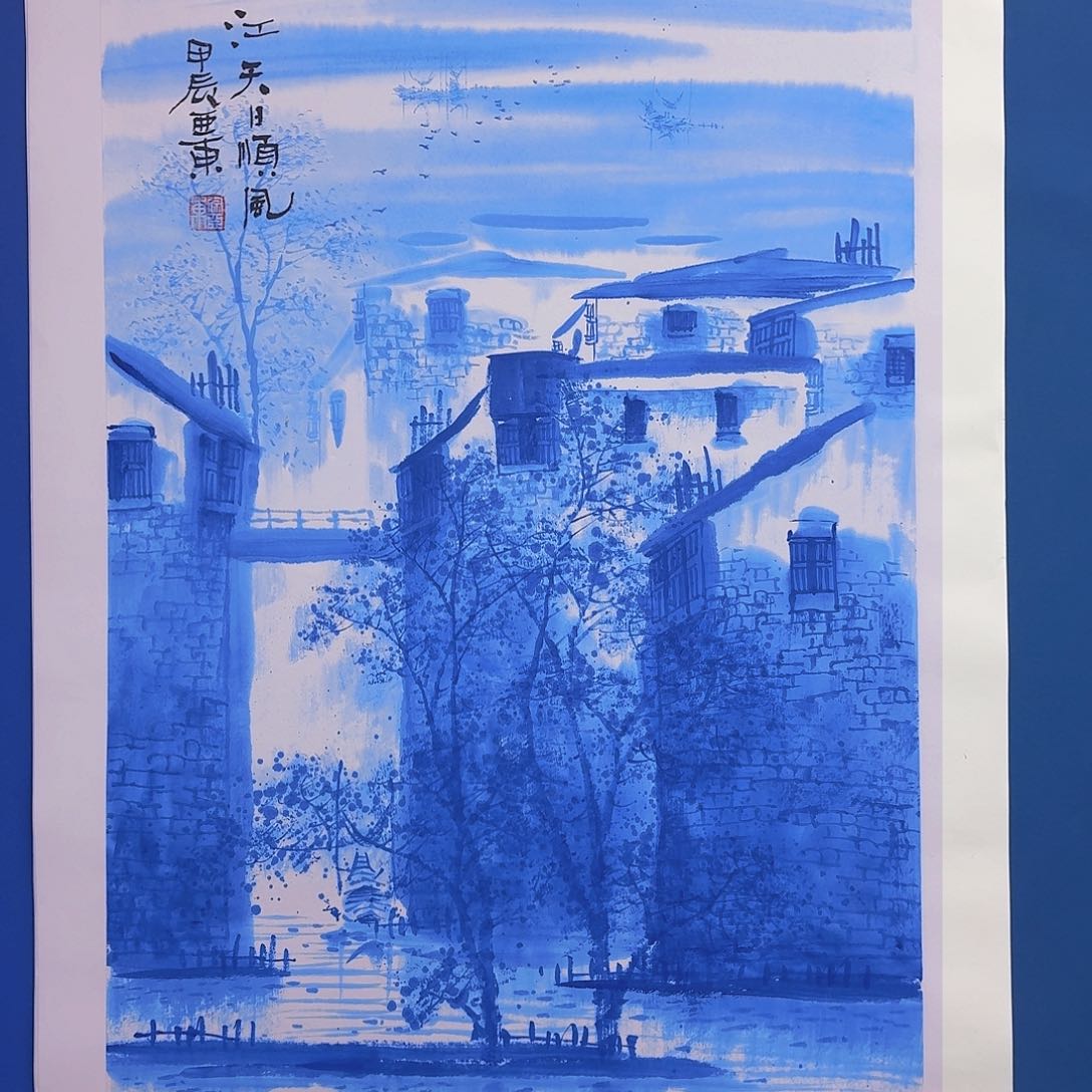 国画多次参加国内外书画