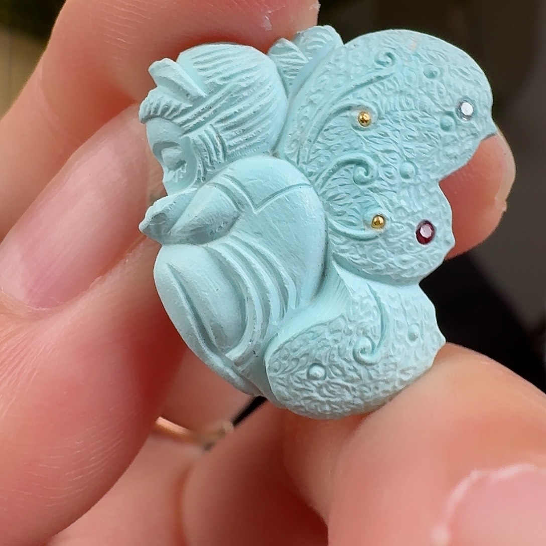 绿松石珠宝奇石未镶嵌