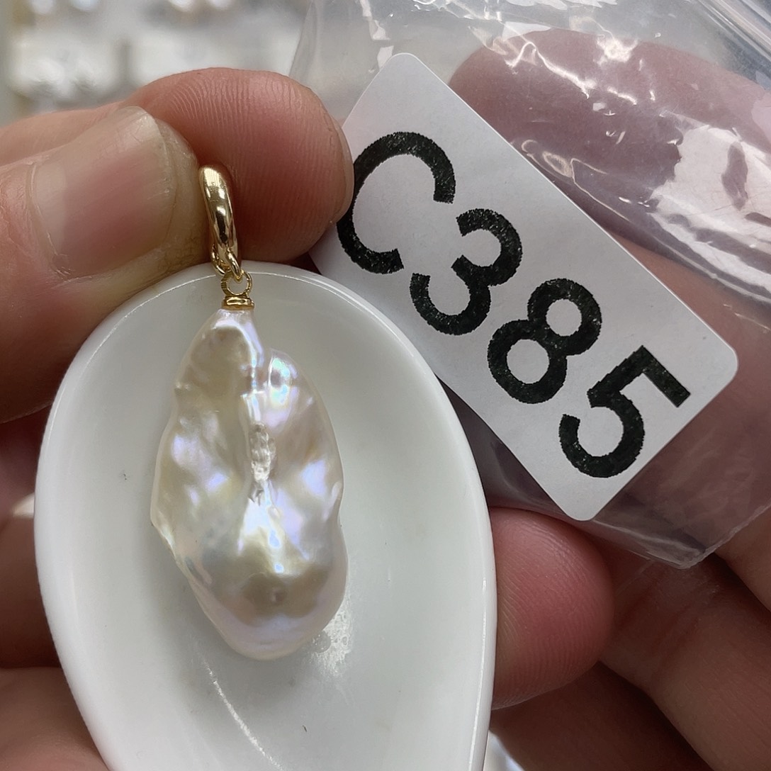 淡水珍珠颈饰银S925镶嵌