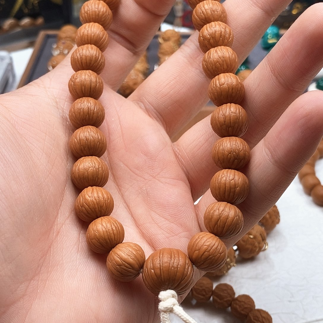 阿***钱吊坠猴头核桃手持南瓜