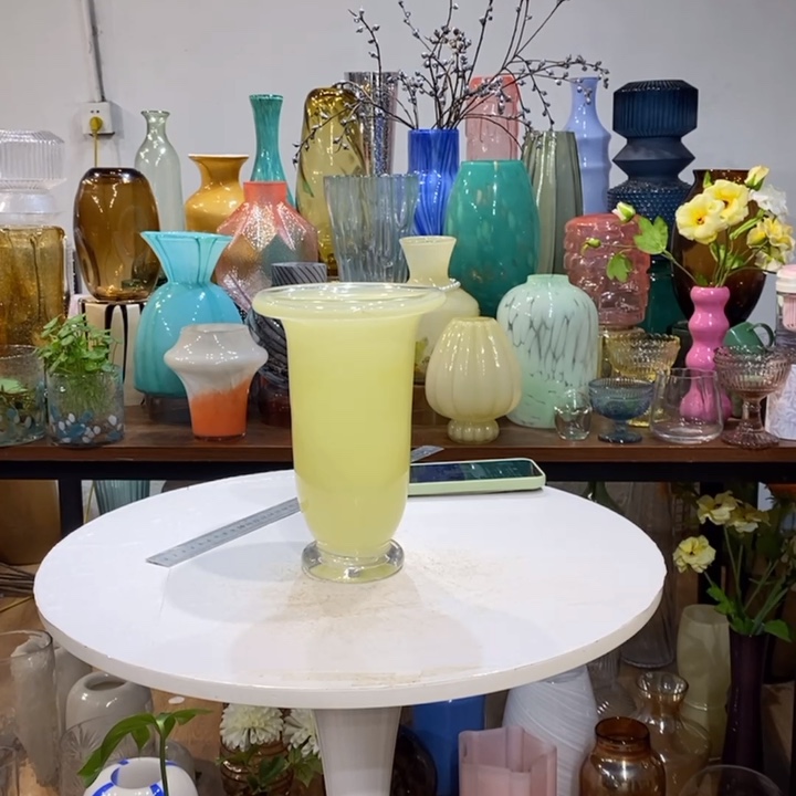 喷色底透明微瑕随机发口11高22