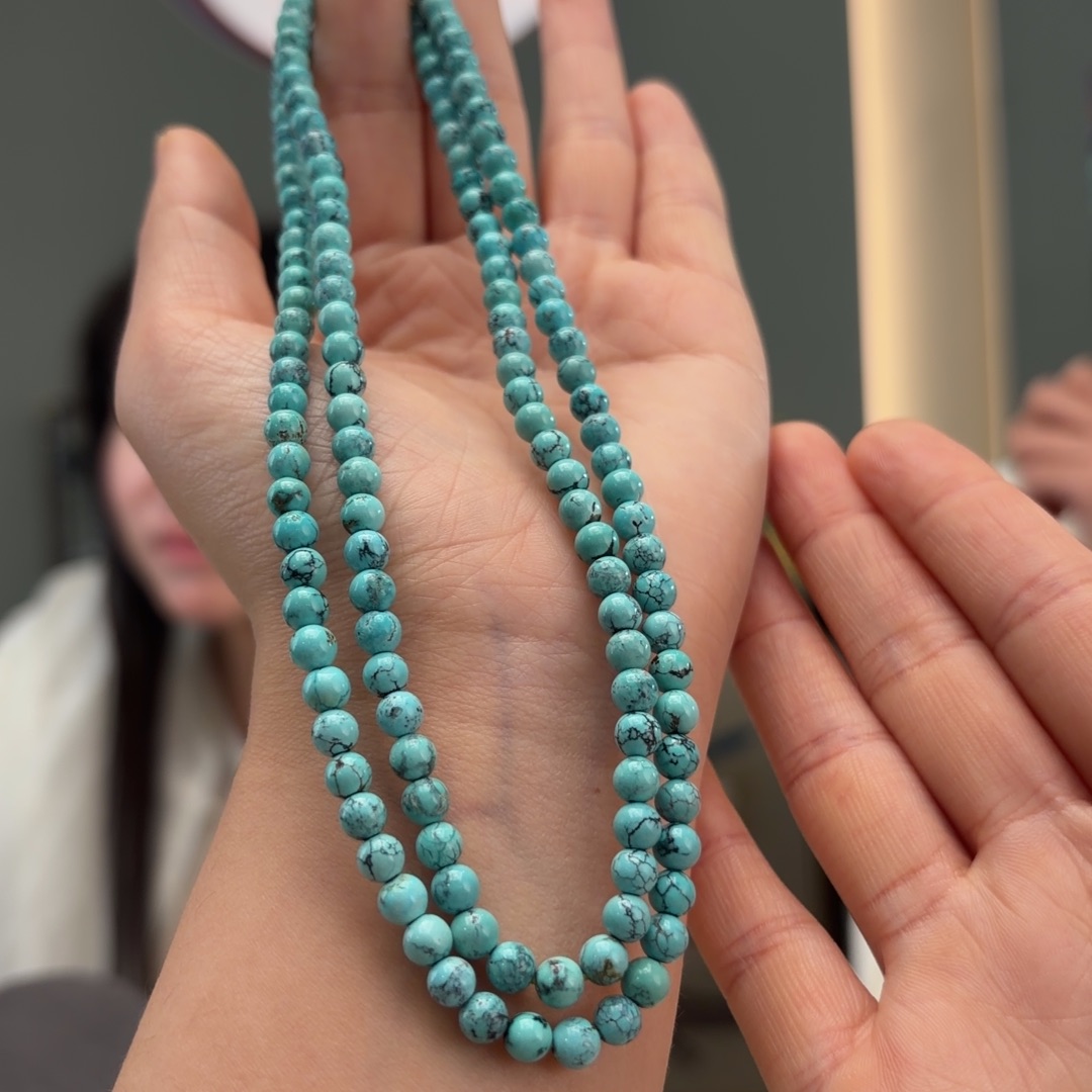 绿松石未镶嵌颈饰