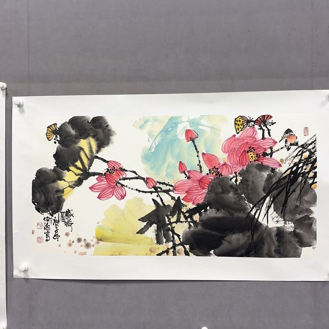 国画国画纯手绘作品请放心去藏家