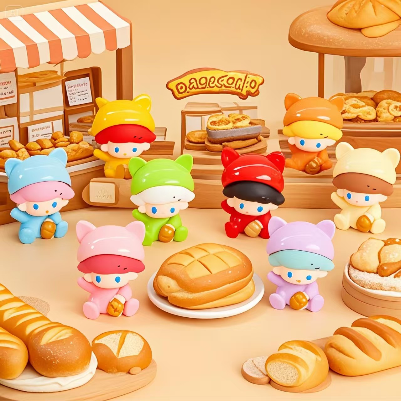 【树脂萌粒摆件】【踩踩乐】拍下默认代拆