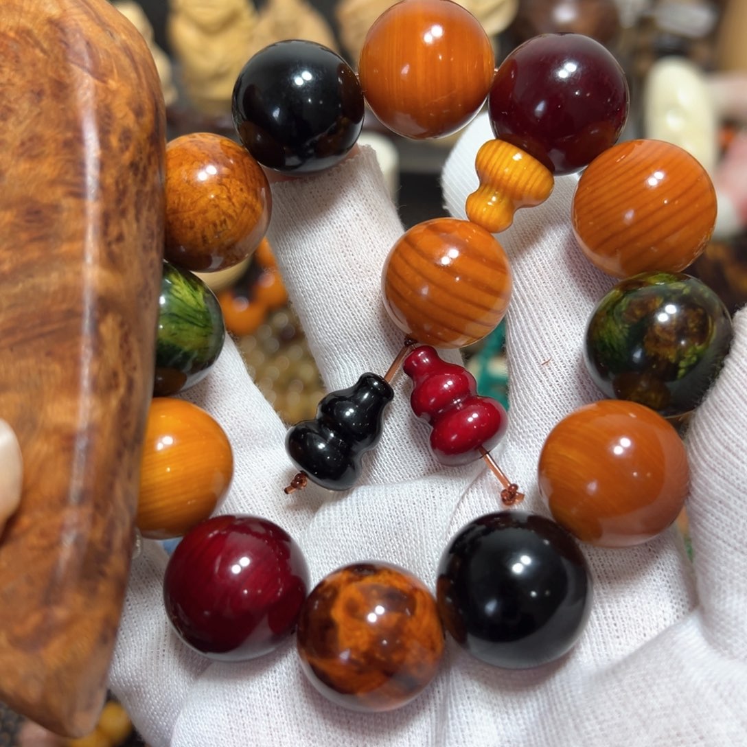 【闪购商品】非洲檀香无事牌20单圈手串
