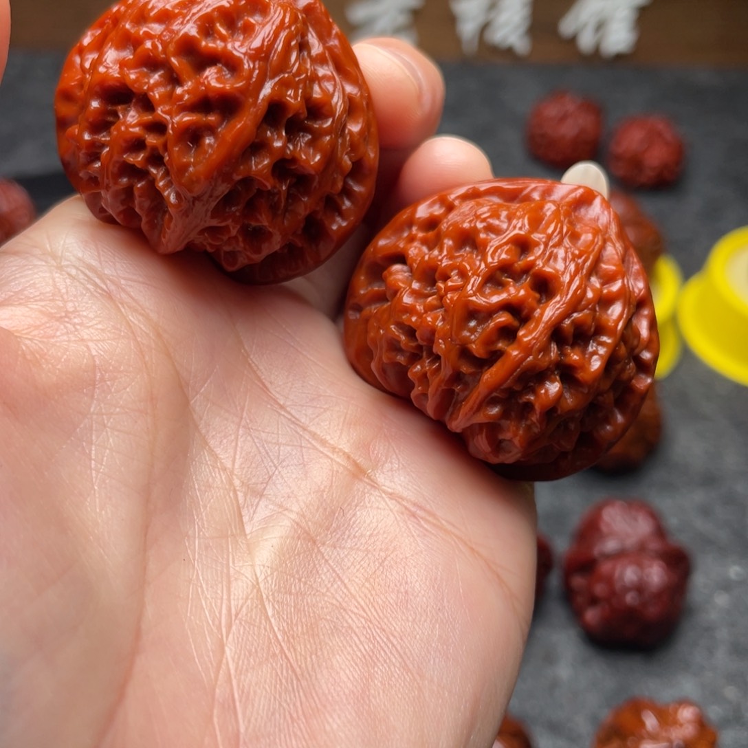 无***聊文玩核桃吊坠文玩核桃 手把件 宫灯 40