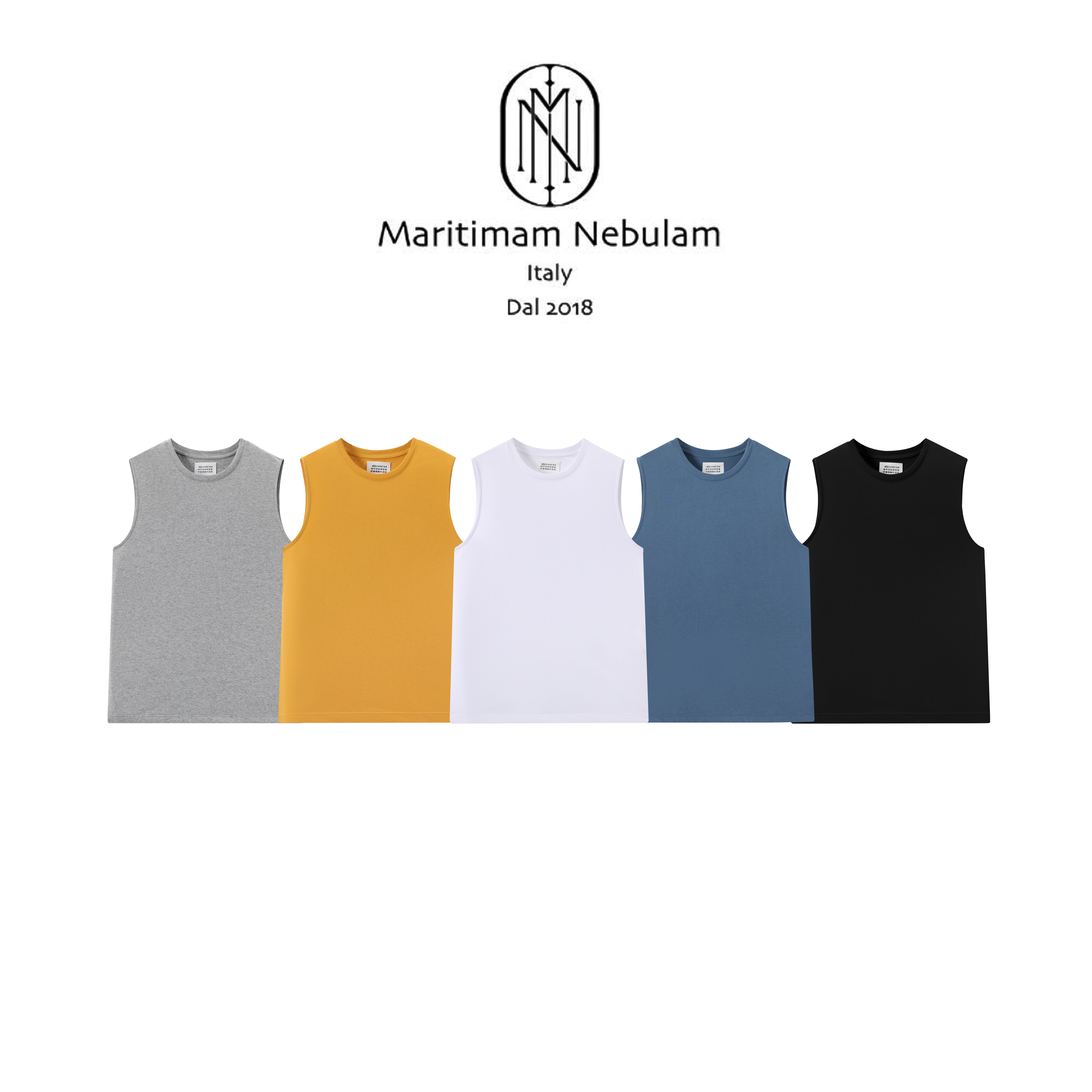 [亏]MN 极简百搭休闲纯棉透气显瘦背心上衣 SZ2126