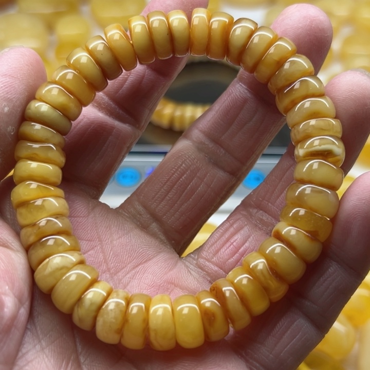 琥珀（矿物珀）手串未镶嵌