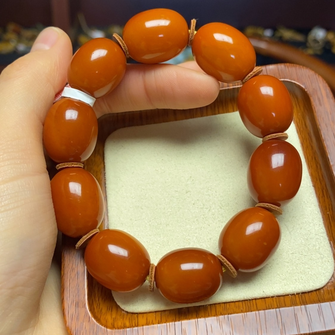 【闪购商品】蜜蜡手链未镶嵌手串