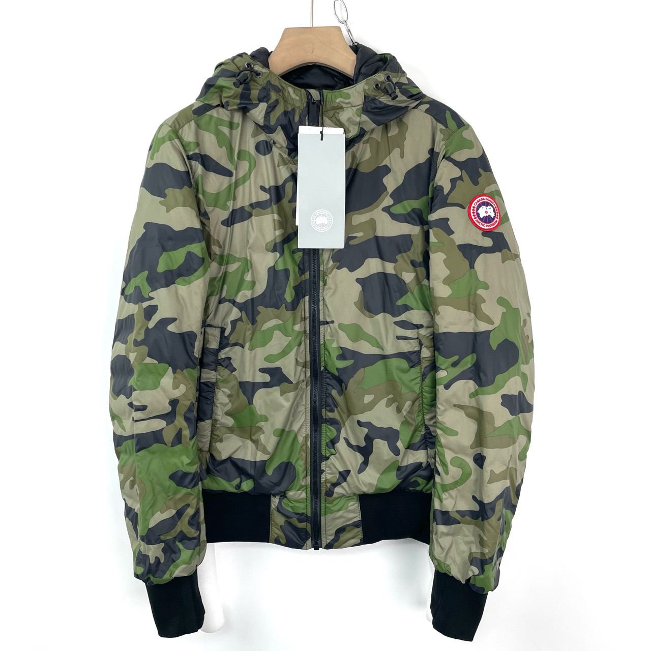95新 CANADA GOOSE xl码/迷彩羽绒服外套/全新带吊牌/偏小/06584