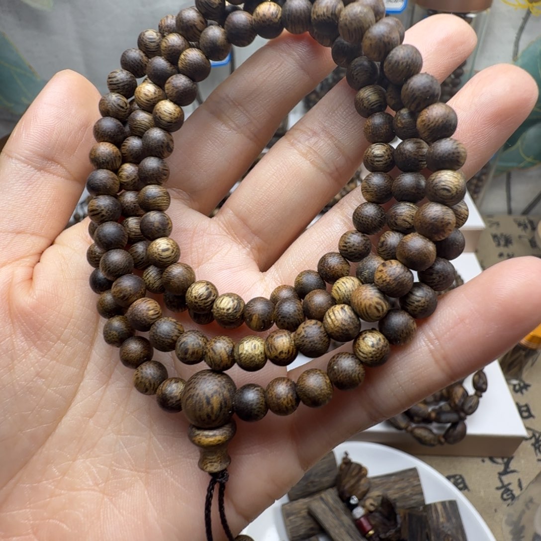 沉香沉香碎屑卡5多圈11克沉水浮