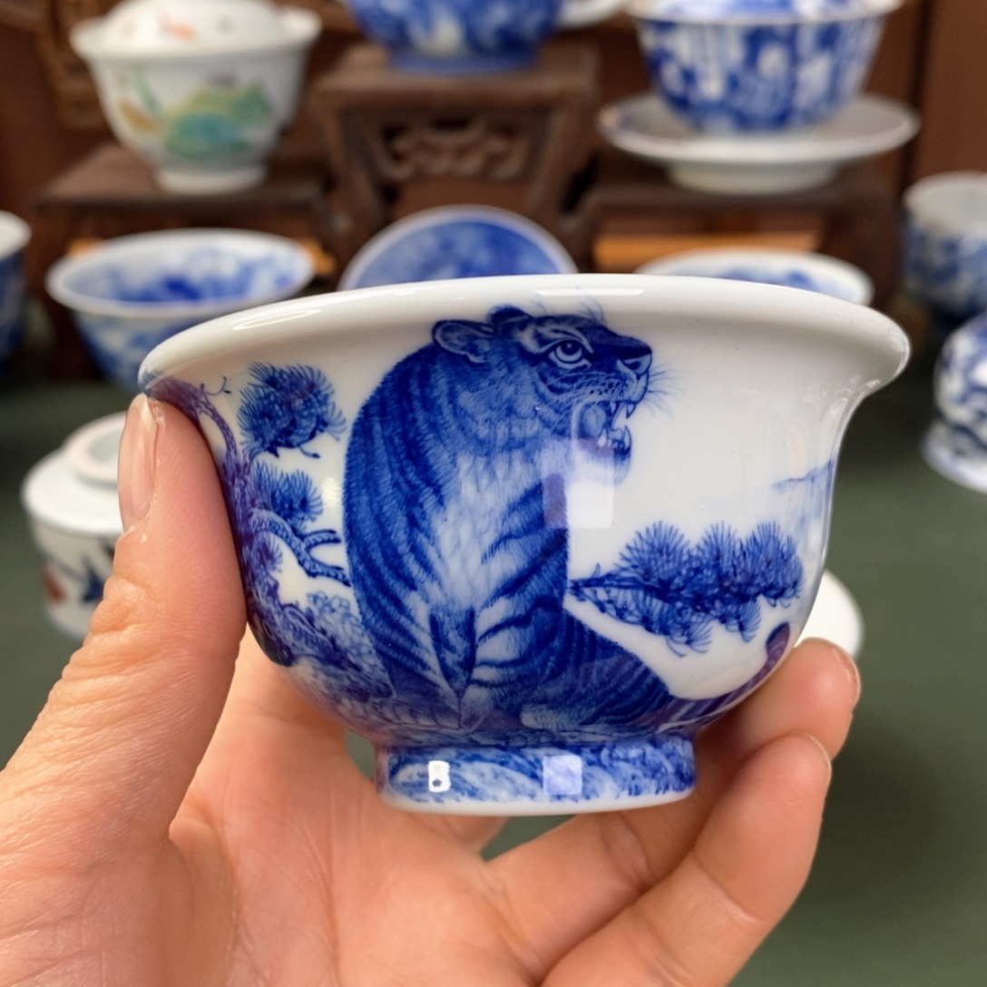 杯景德镇陶瓷手工手绘