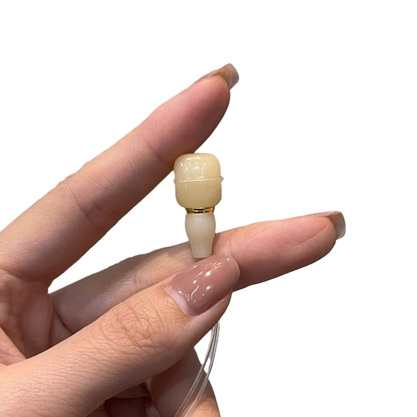 驼驼白色三通配饰文玩配件