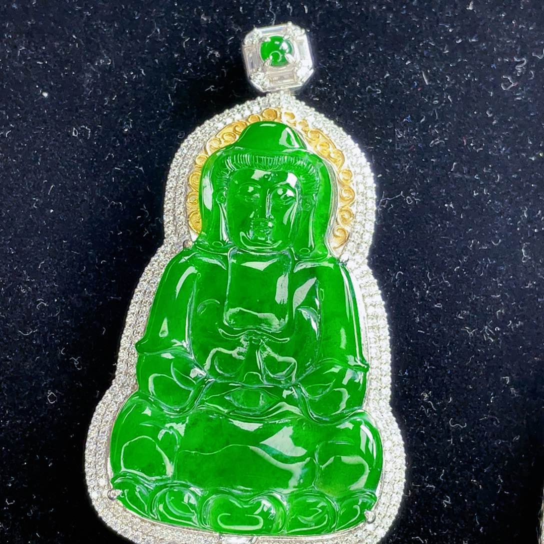 翡翠吊坠(不含链)未镶嵌