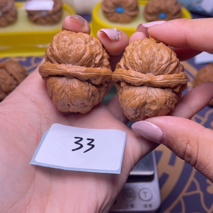 文玩核桃把件蛤蟆39.033