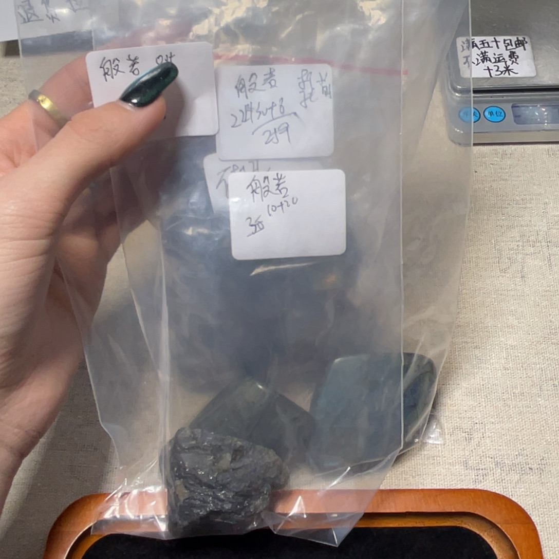 有机玻璃拉长石手把件