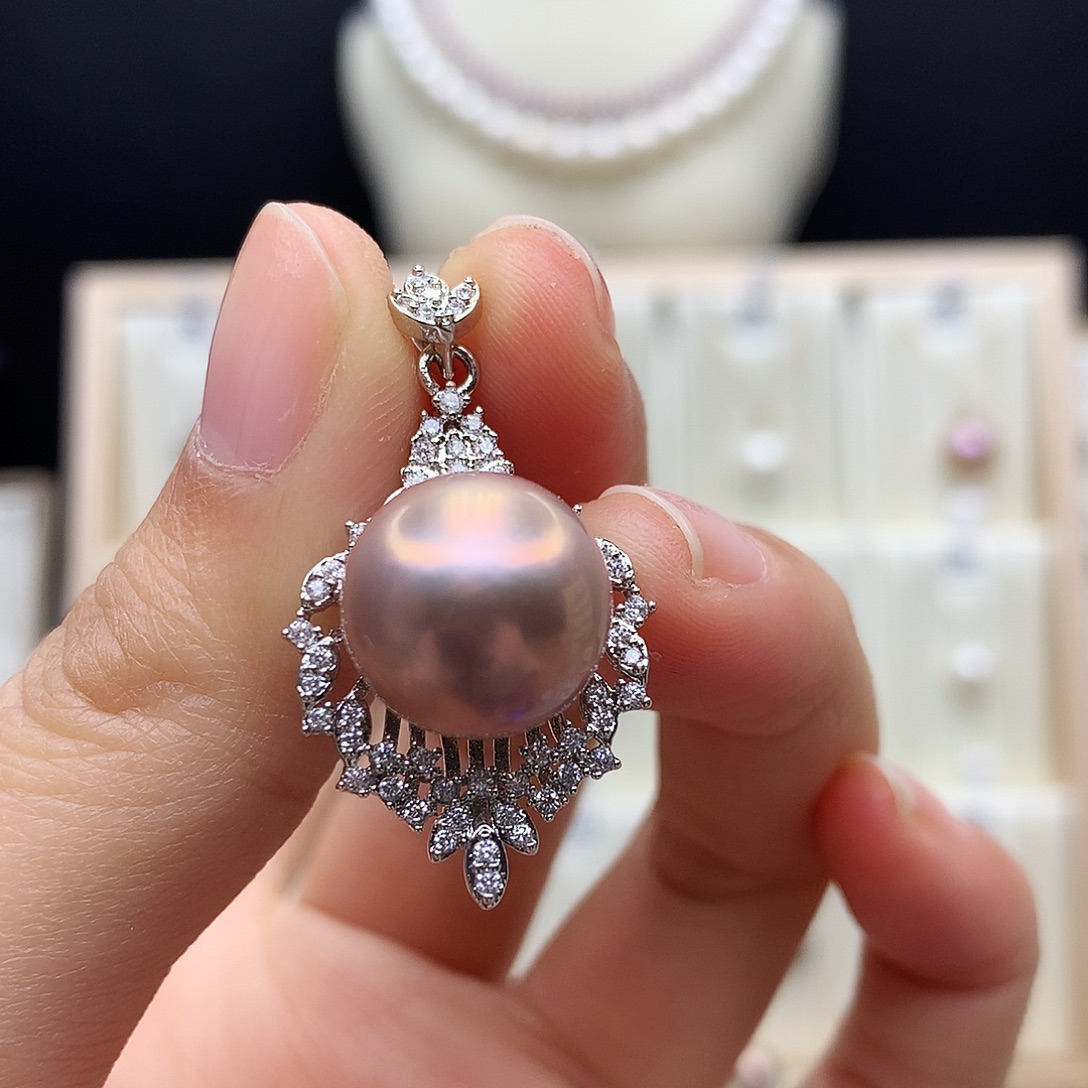 颈饰淡水珍珠合金