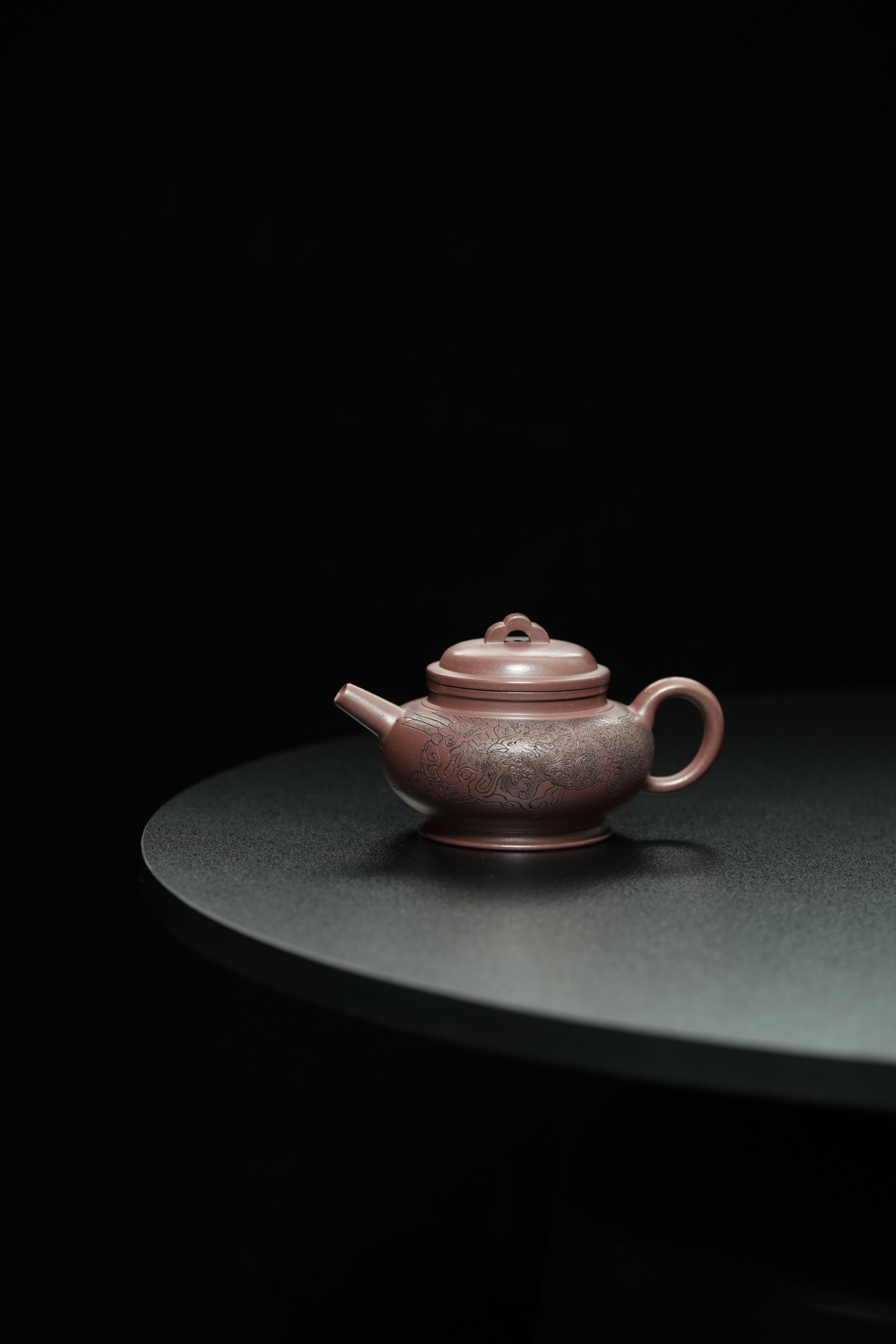 31.HZY天青[大亨云桥]宜兴原矿手工紫砂壶