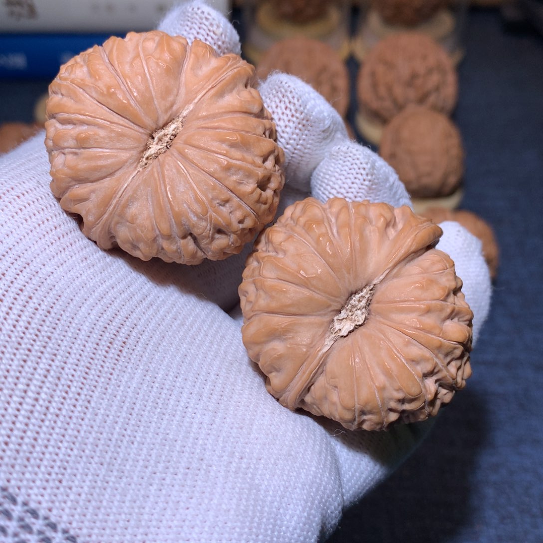 文玩核桃把件清*?南瓜墩