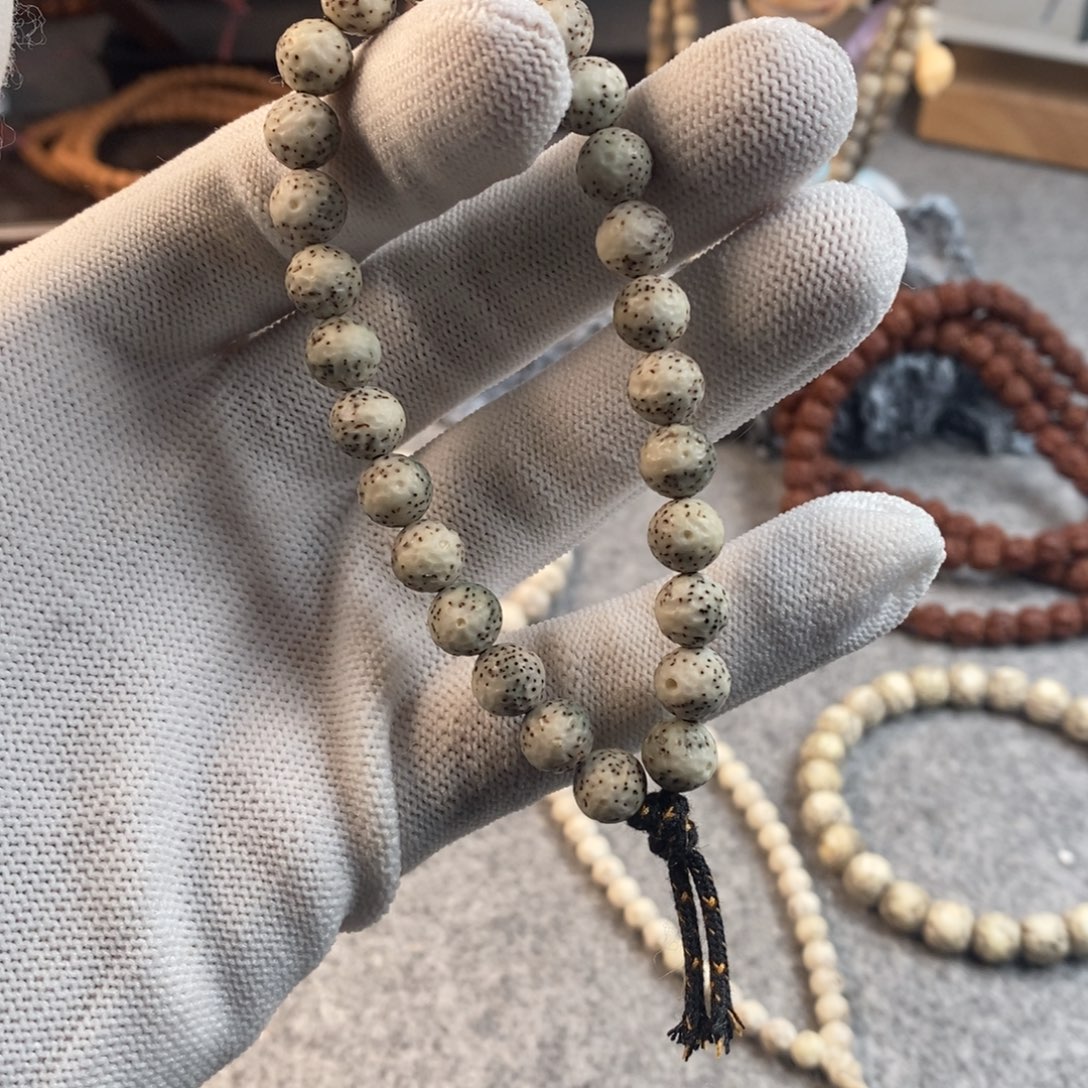 星月菩提手串卡8荔枝纹手工无相星月手持