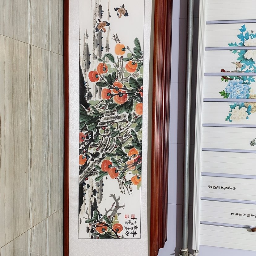 【闪购商品】国画书画作品带框165×50