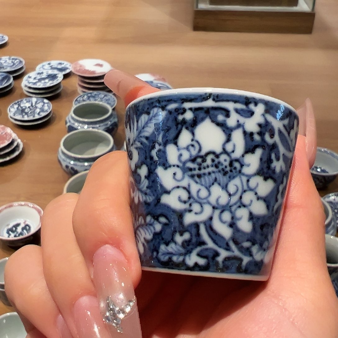 元青拙手仿元画片单杯