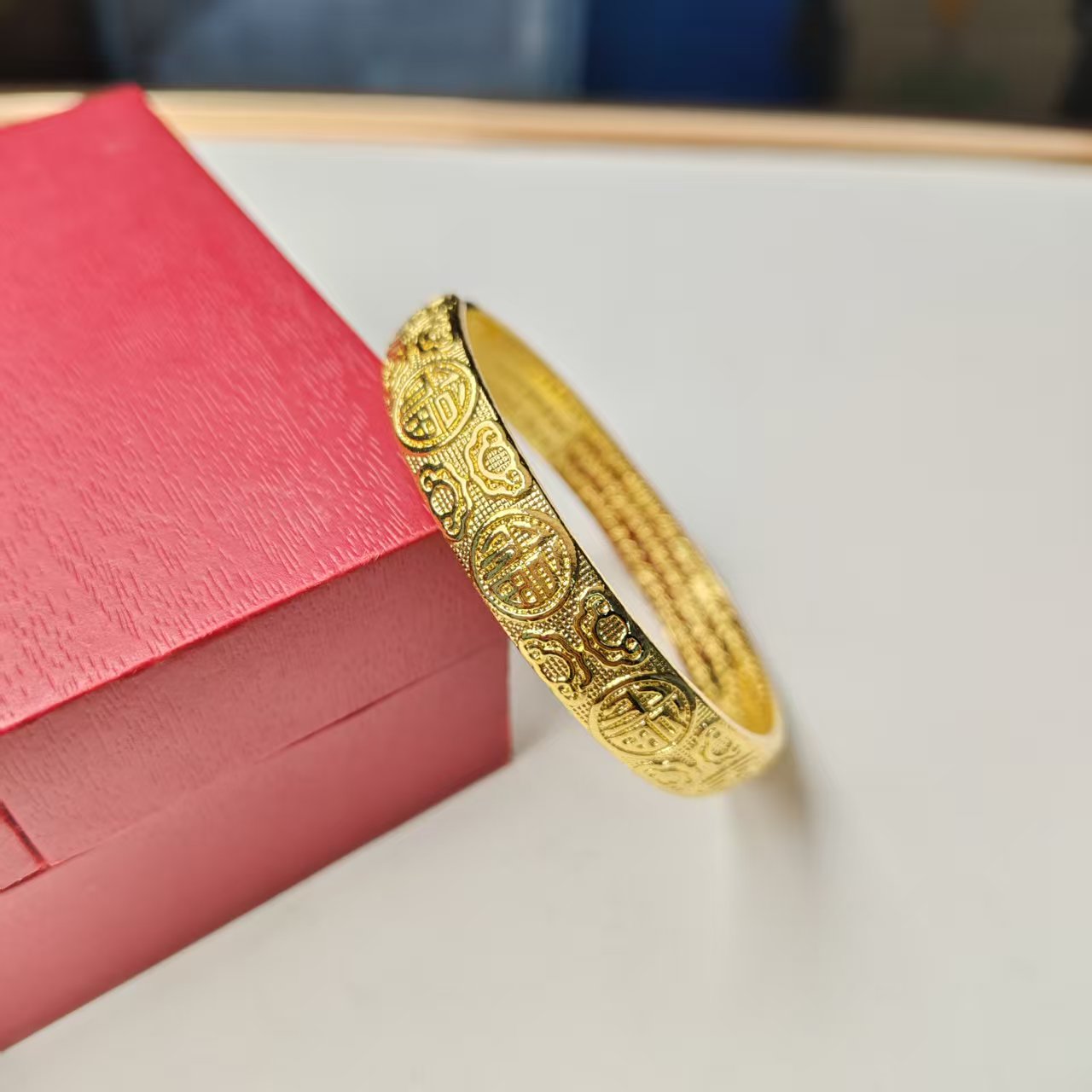 星耀-通体实心内外纯箔臻奢品-K079高端珍宝手镯-1