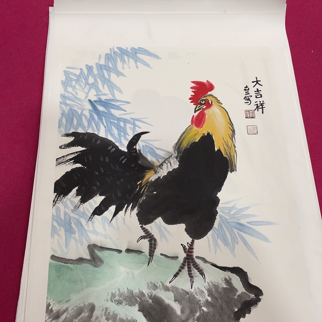 国画1.4平尺国画作品