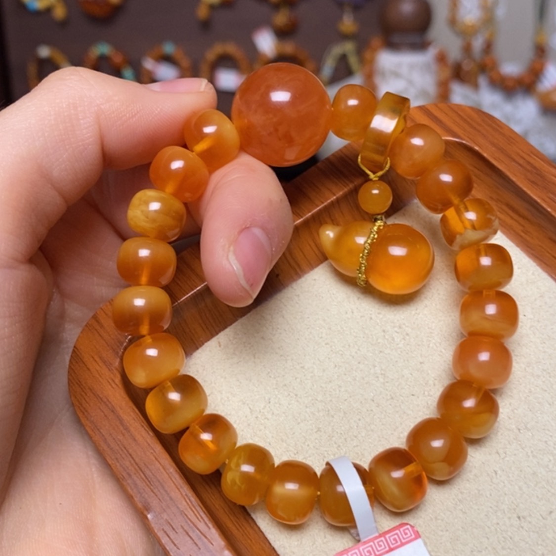 【闪购商品】手链蜜蜡未镶嵌手串