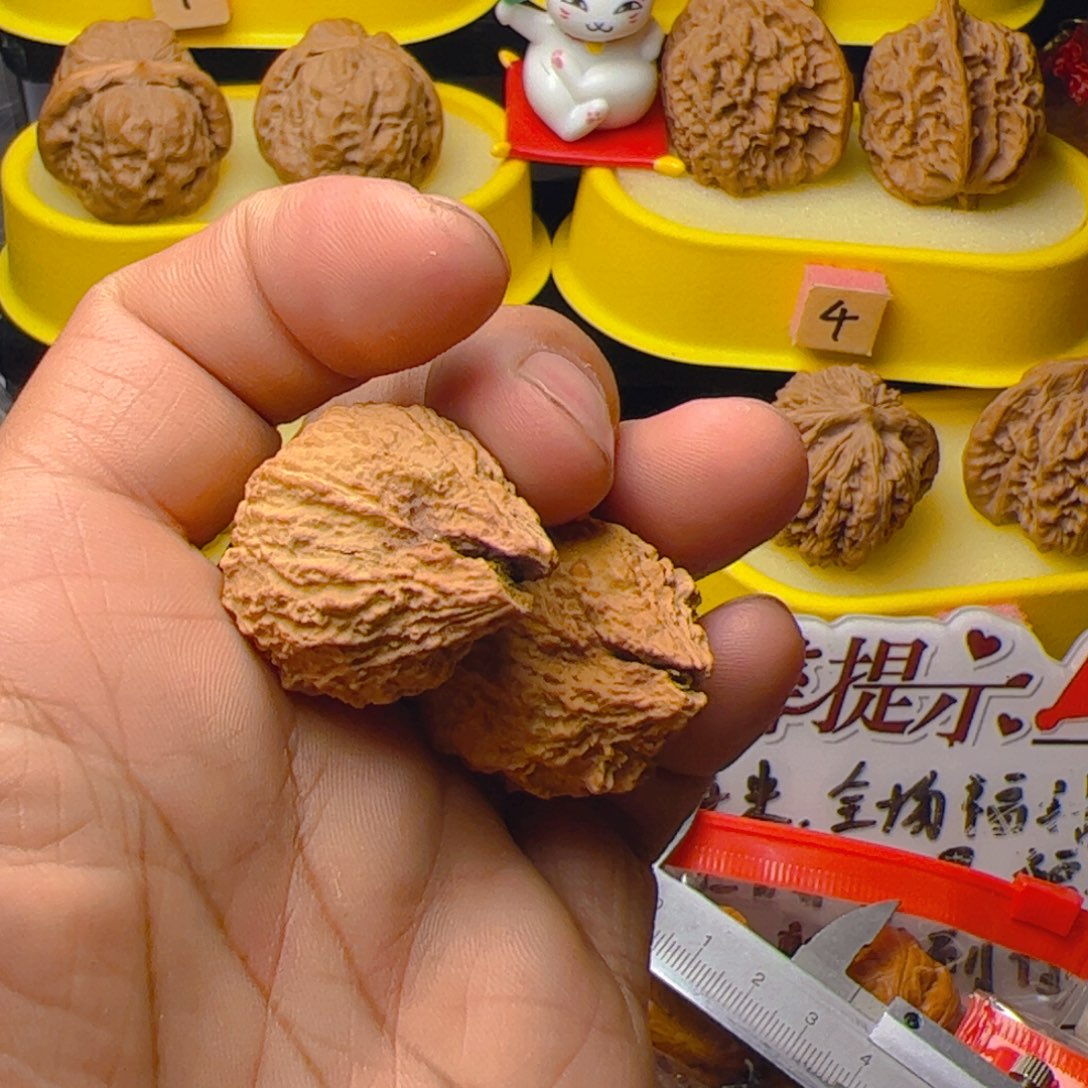 文玩核桃把件干锅鸭头